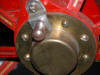 model steam traction engine driving wheel locking pin