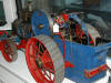 model steam traction engine rear view