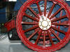 model steam traction engine driving wheel